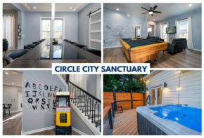 Circle City Sanctuary - Jacuzzi, Firepit, Arcade
